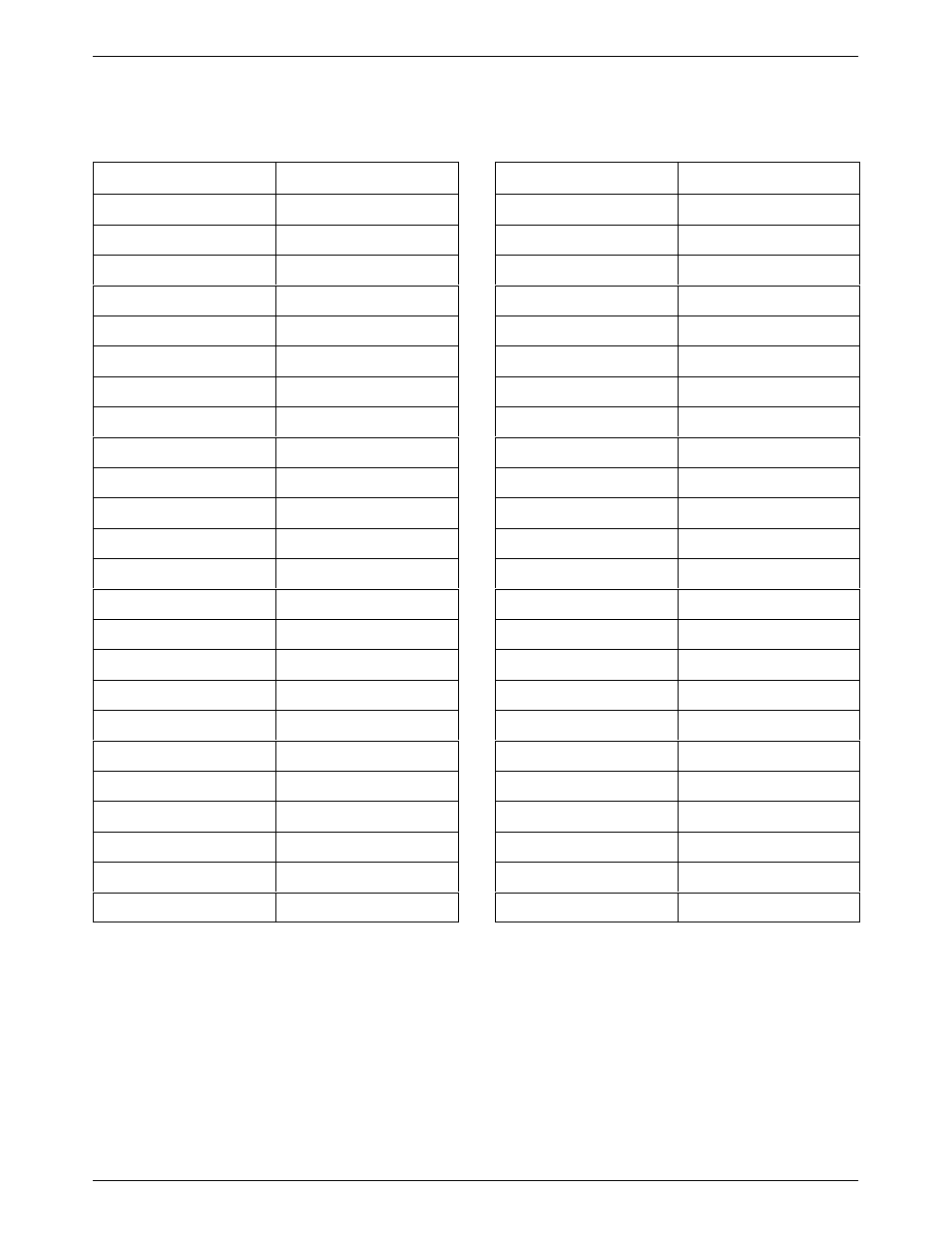 Example interface tables | Paradyne ACCULINK 316x User Manual | Page 78 / 211