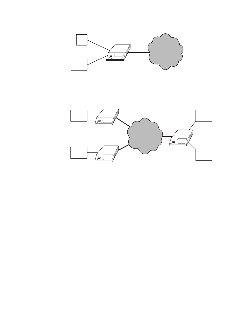 Shared access to network-based services, Figure 2-2, Fractional t1 network applications | Figure 2-3 | Paradyne 3162 DSU/CSU User Manual | Page 20 / 189