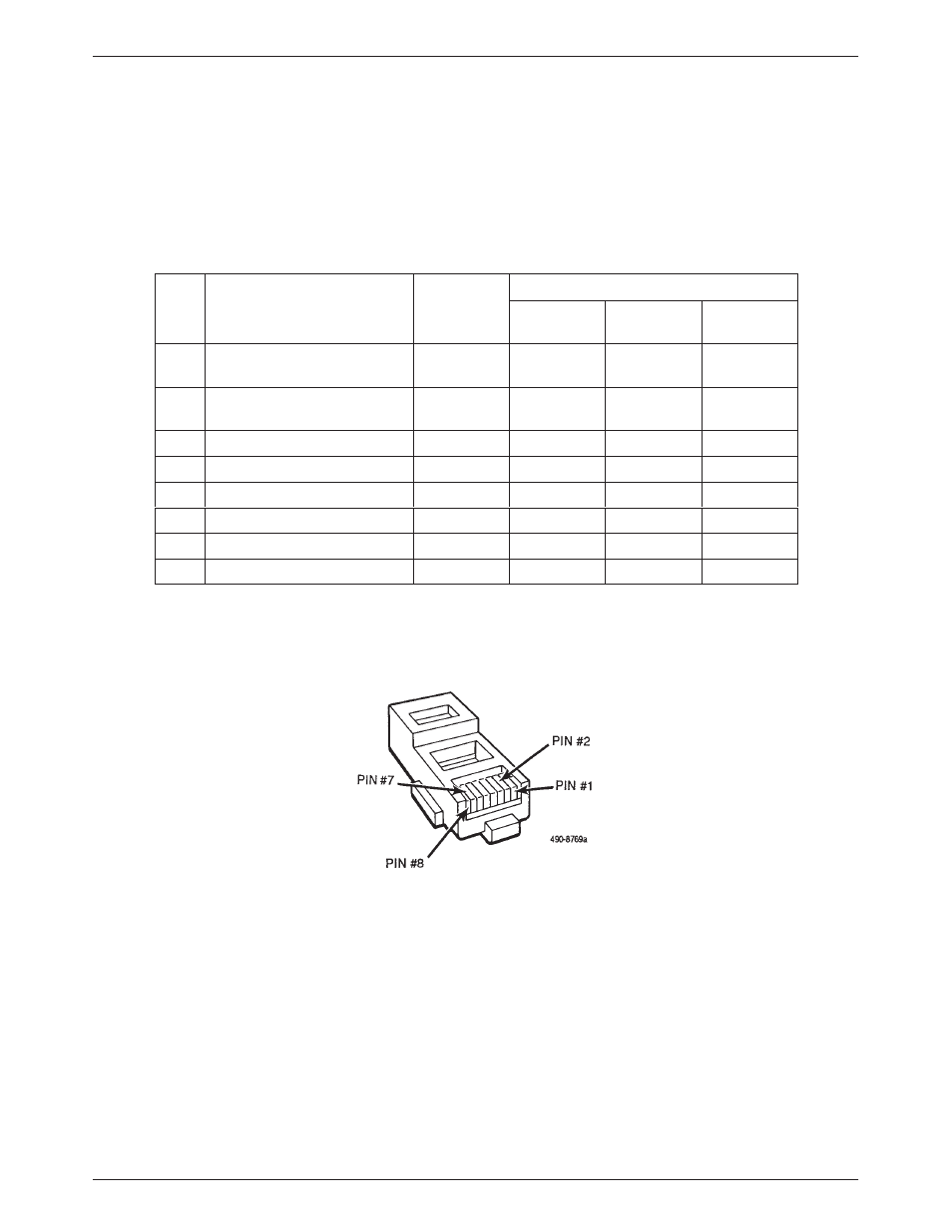 Vf pin orientation, Vf connector pin assignments | Paradyne 3910 User Manual | Page 230 / 278
