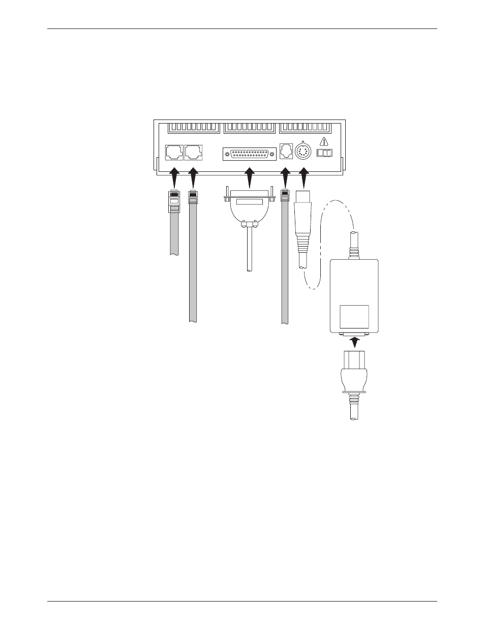 Model 3910 rear panel and power supply, Connecting cables to the model 3910 modems | Paradyne 3910 User Manual | Page 27 / 278