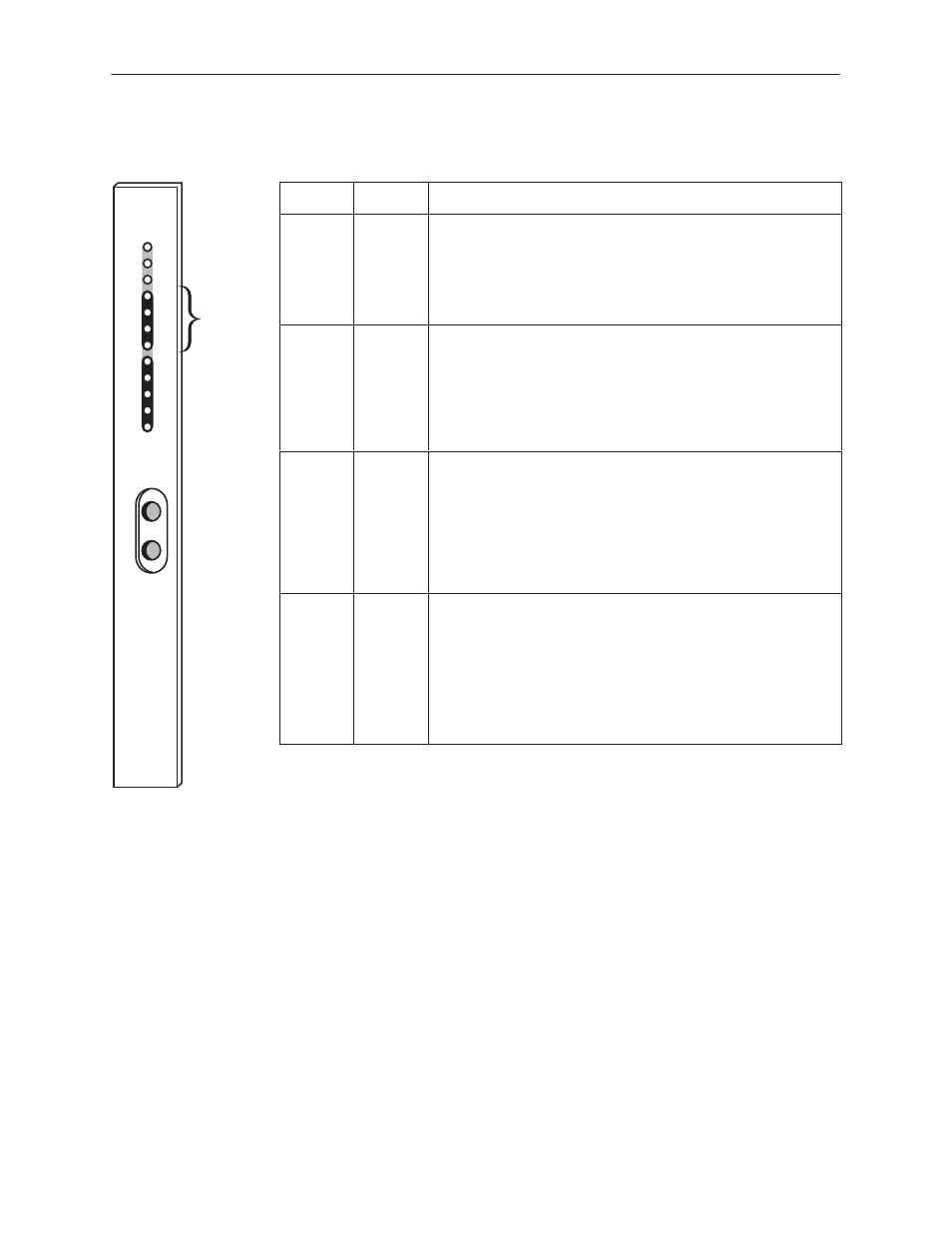 Network interface, Table 3-2) | Paradyne 3166 CSU User Manual | Page 31 / 206