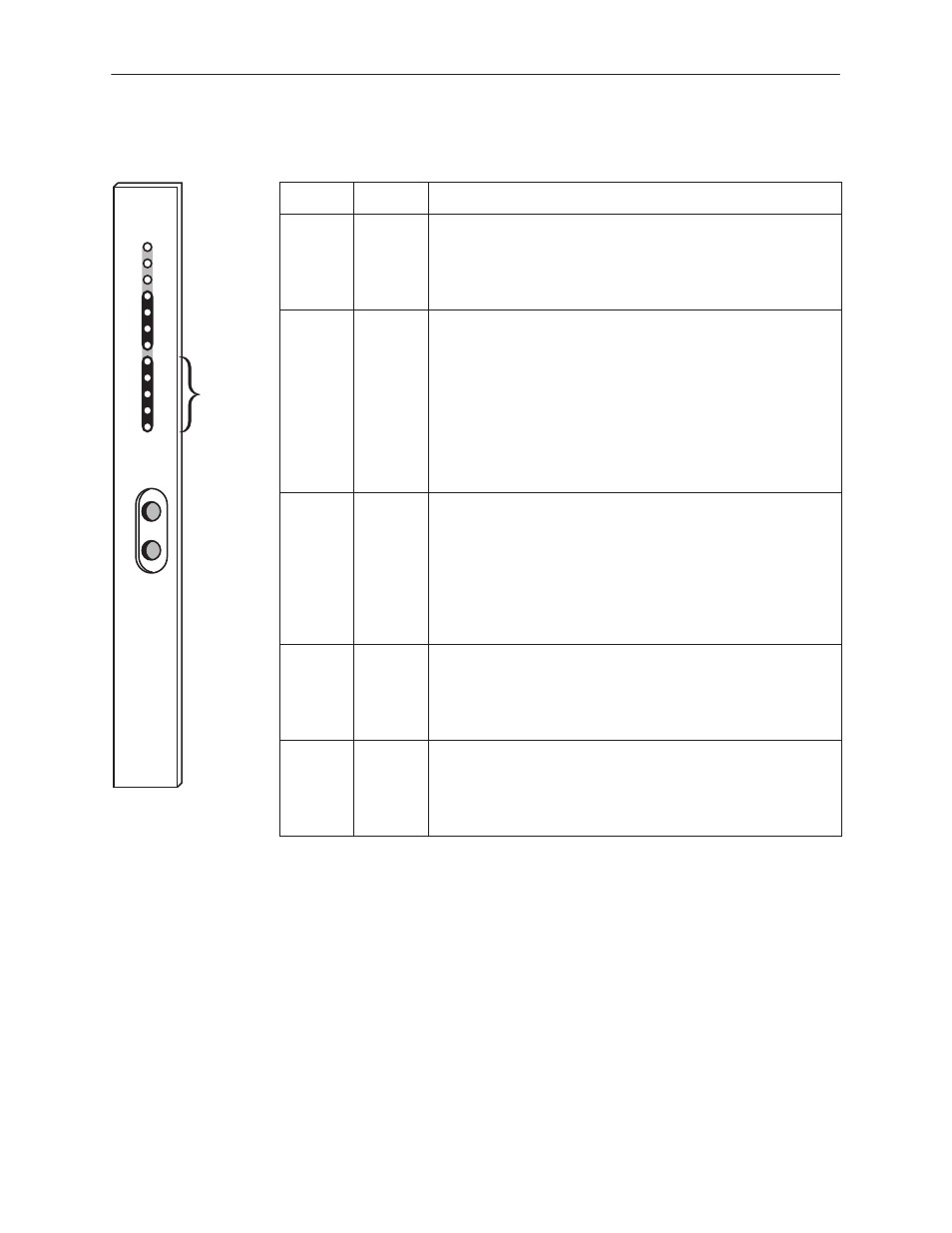 Data port, Table 3-3) | Paradyne 3166 CSU User Manual | Page 32 / 206