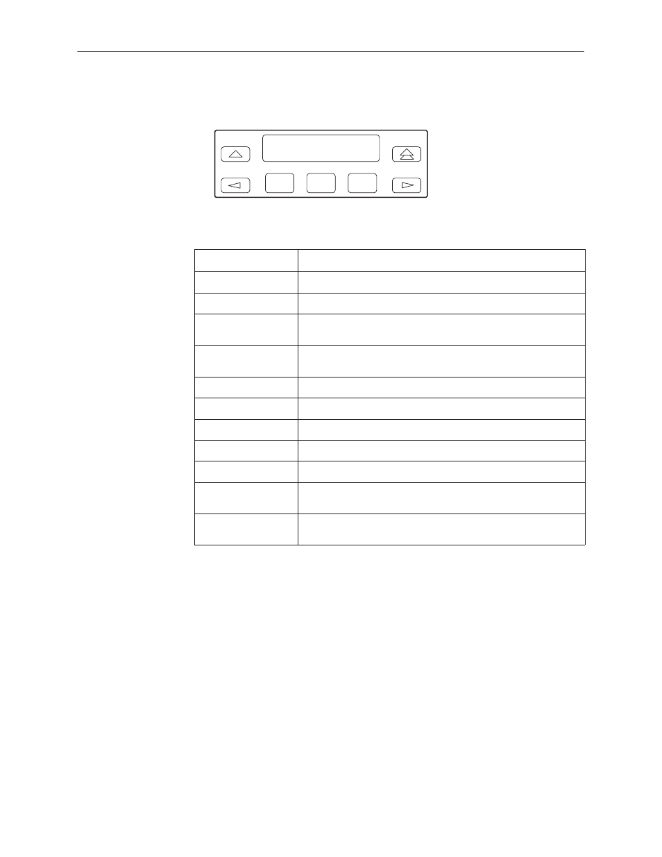 Possible messages are listed in, Table 4-1, See chapter 2 | Paradyne 3166 CSU User Manual | Page 68 / 206