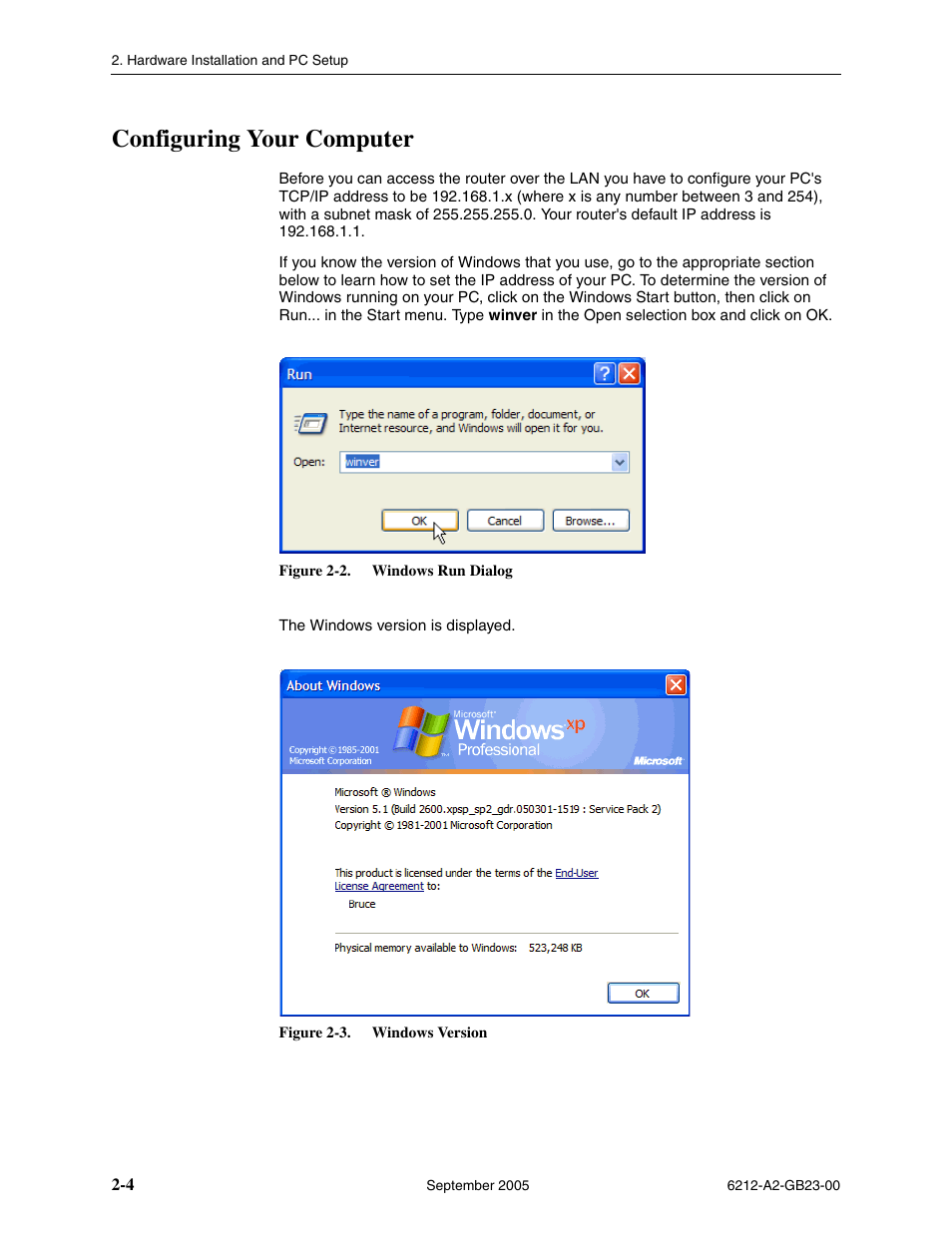 Configuring your computer | Paradyne 6212-I1 User Manual | Page 20 / 86