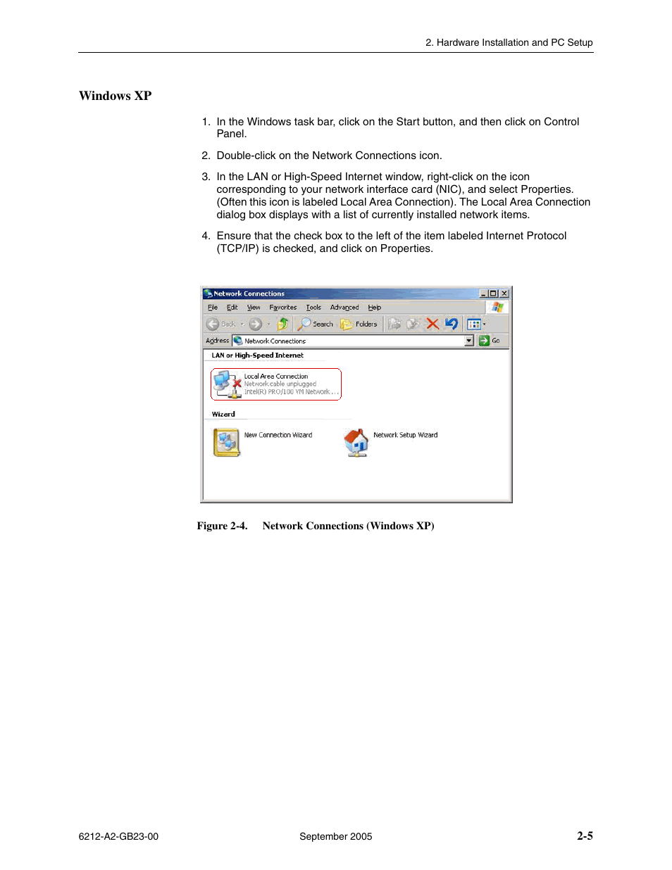 Windows xp | Paradyne 6212-I1 User Manual | Page 21 / 86