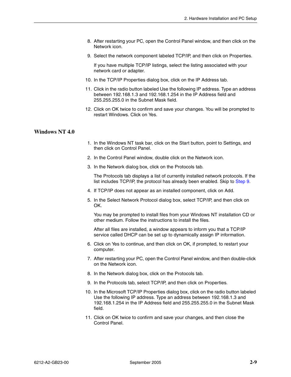 Windows nt 4.0 | Paradyne 6212-I1 User Manual | Page 25 / 86