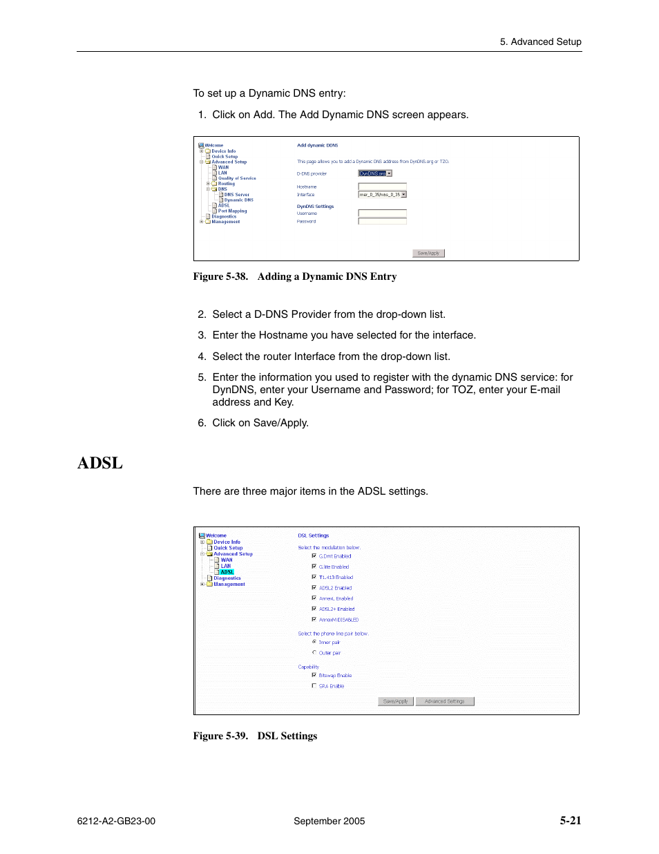 Adsl | Paradyne 6212-I1 User Manual | Page 61 / 86