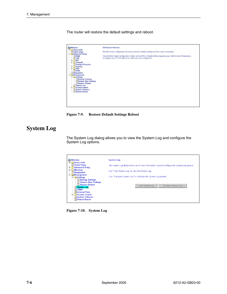 System log | Paradyne 6212-I1 User Manual | Page 72 / 86