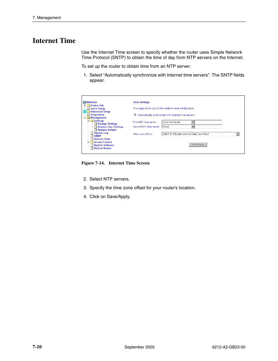 Internet time | Paradyne 6212-I1 User Manual | Page 76 / 86