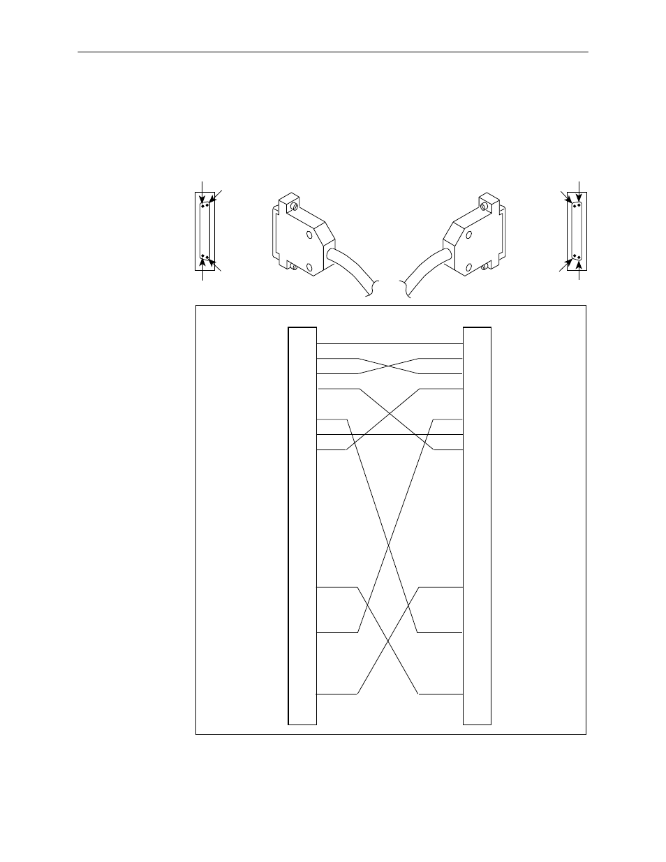 Standard eia-232-d crossover cable | Paradyne 7510 DSU User Manual | Page 60 / 69