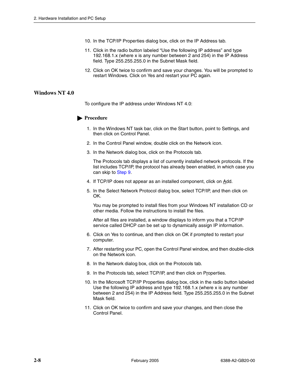 Windows nt 4.0 | Paradyne 6388 User Manual | Page 24 / 86