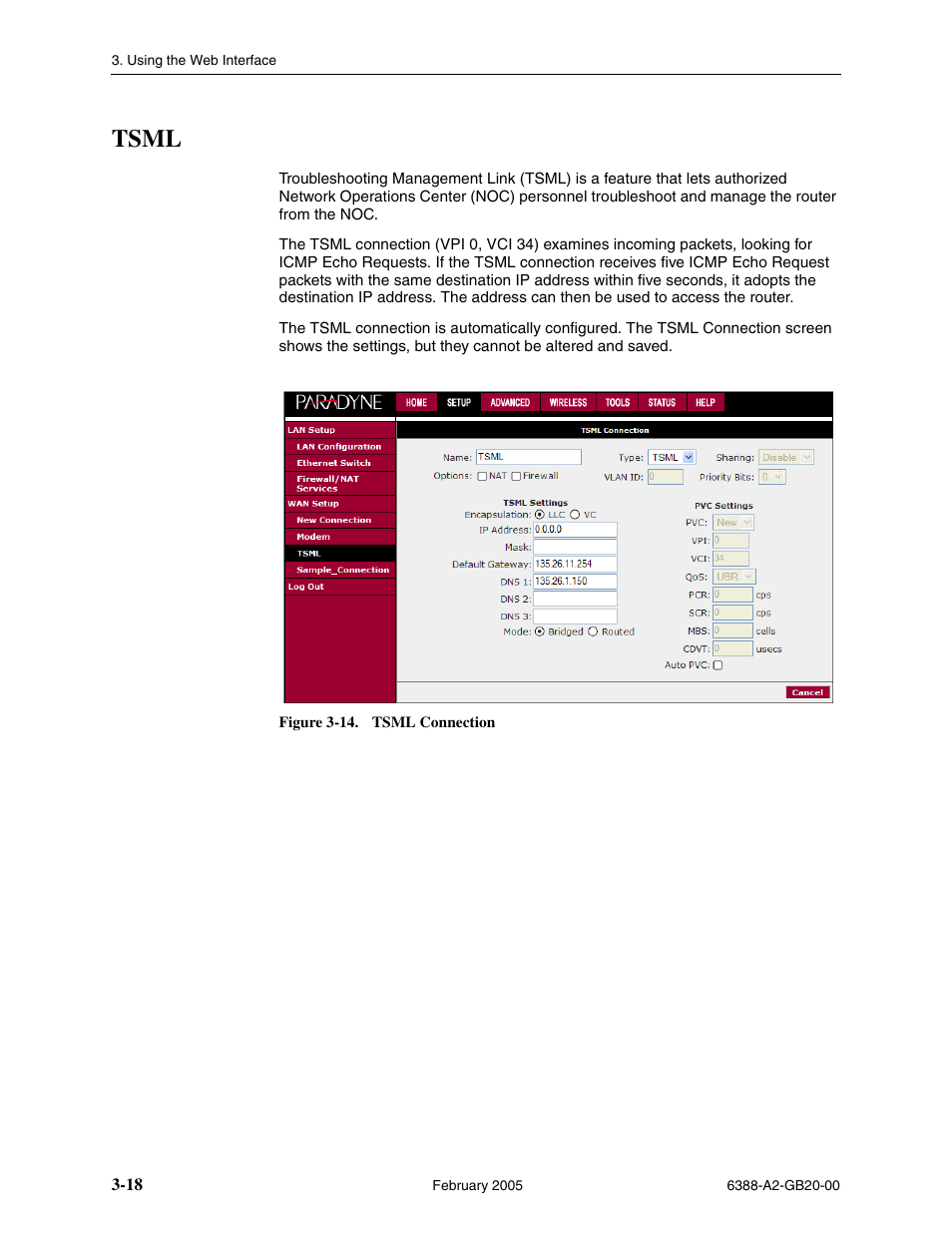 Tsml | Paradyne 6388 User Manual | Page 42 / 86