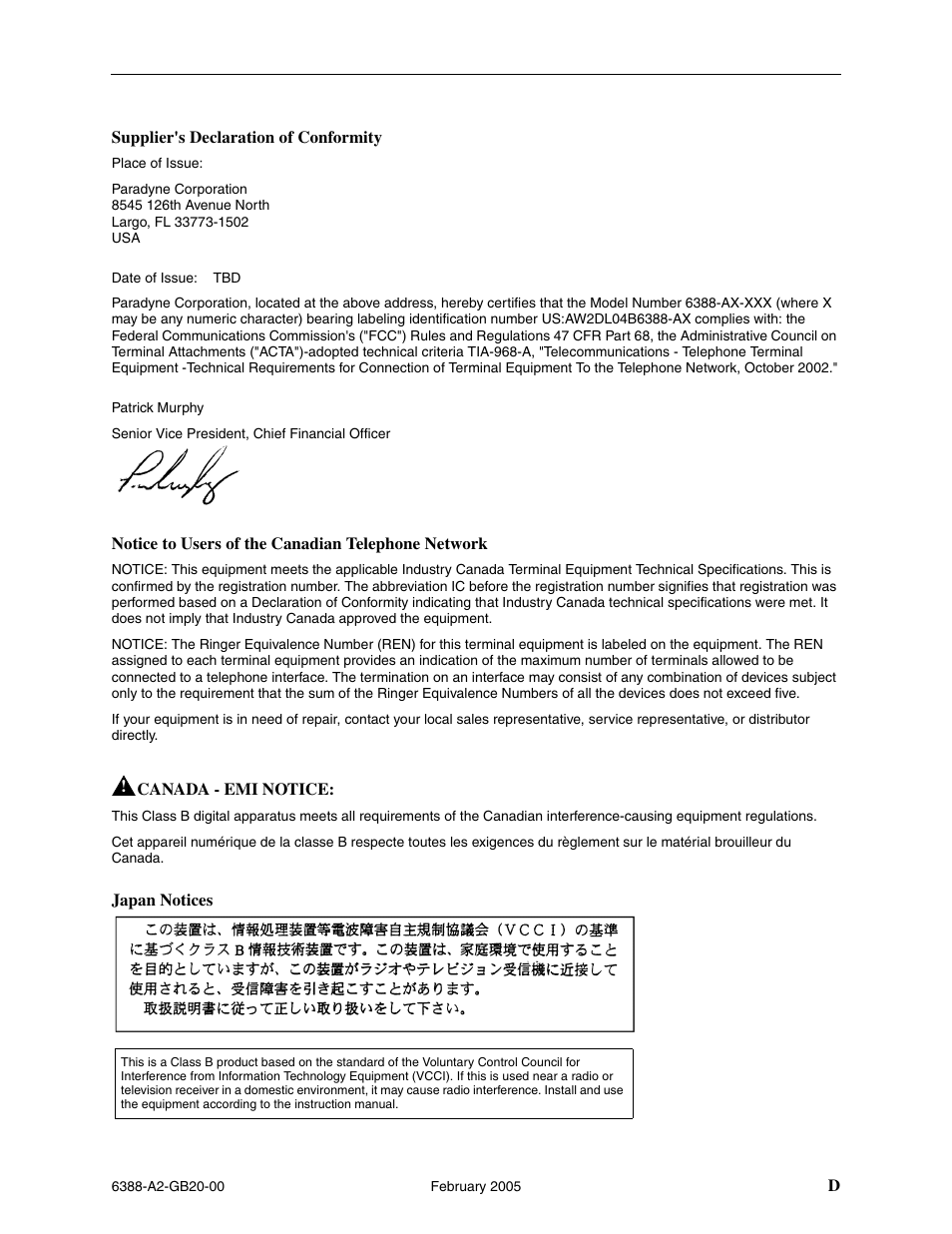 Paradyne 6388 User Manual | Page 5 / 86