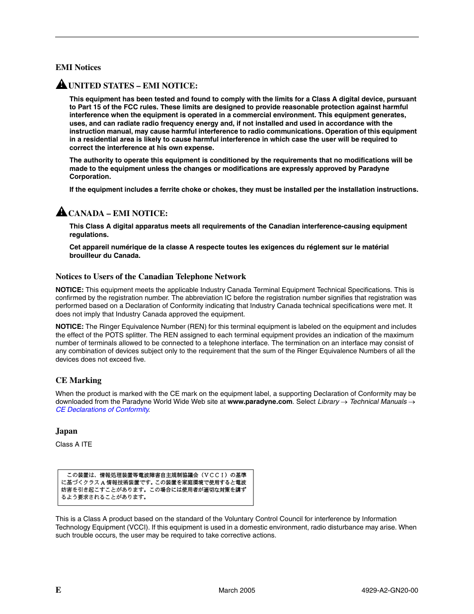 Paradyne 4929 DSLAM User Manual | Page 6 / 94