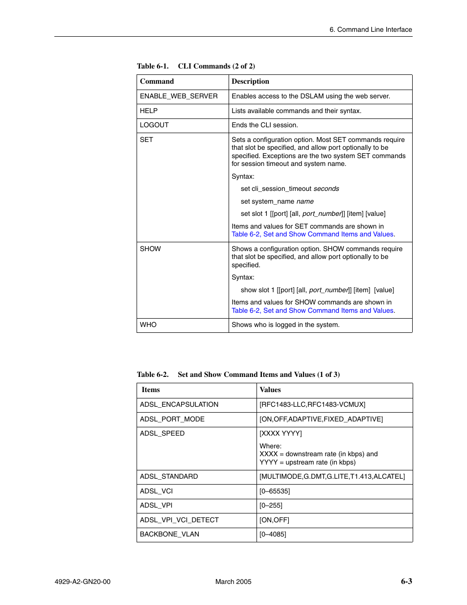 Paradyne 4929 DSLAM User Manual | Page 77 / 94