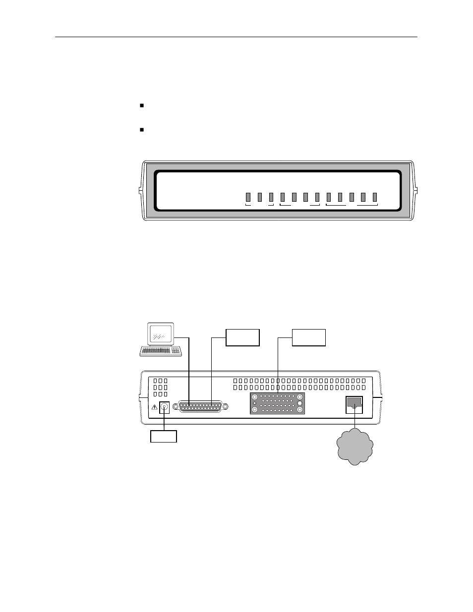 User interface types, Rear panel interface connections, User interfaces | Rear panel interfaces | Paradyne 7510-A2-GB20-00 727 User Manual | Page 11 / 70