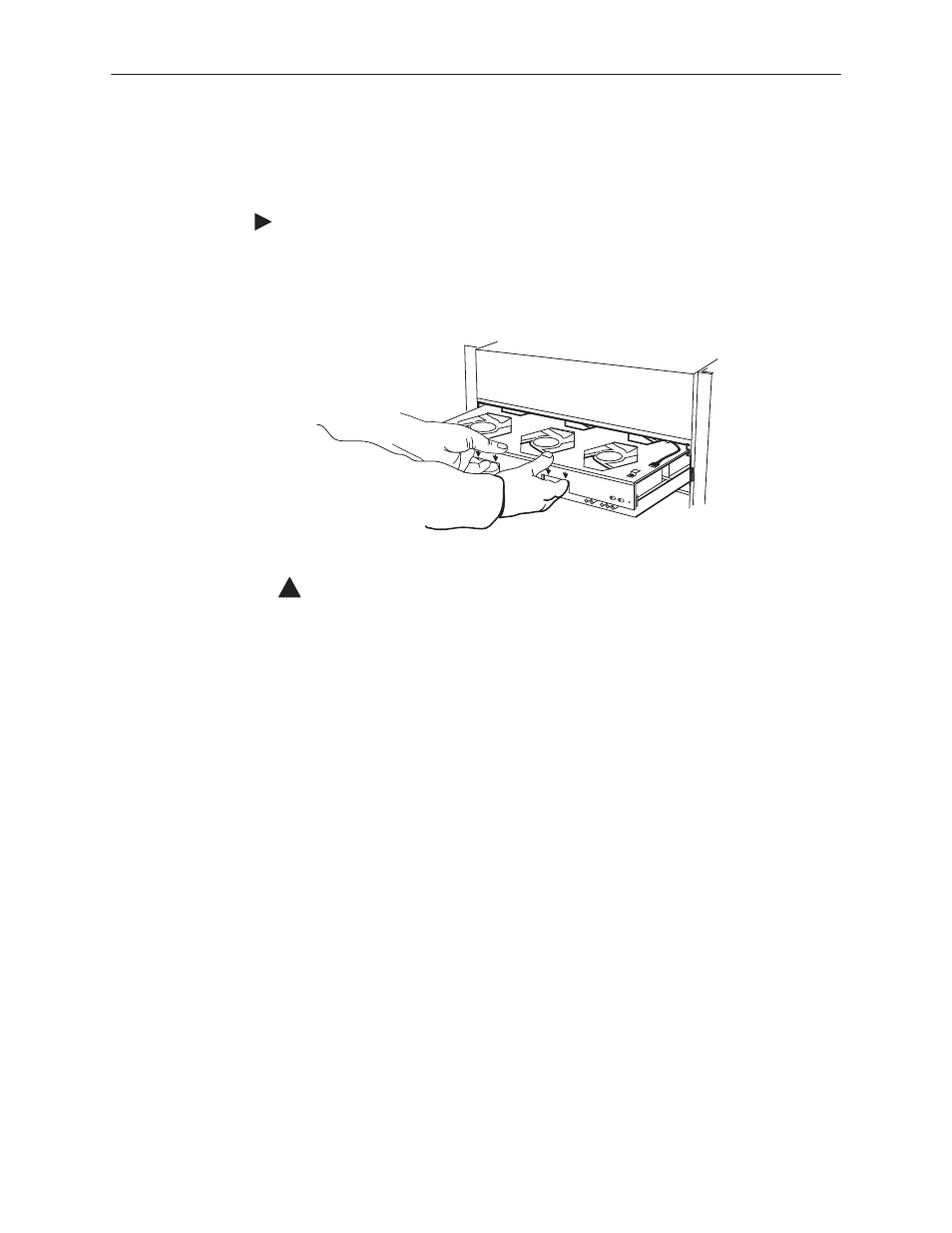 Installing a replacement fan tray assembly, Warning, Procedure | Paradyne Fan Tray 8820-S2-900 User Manual | Page 4 / 6