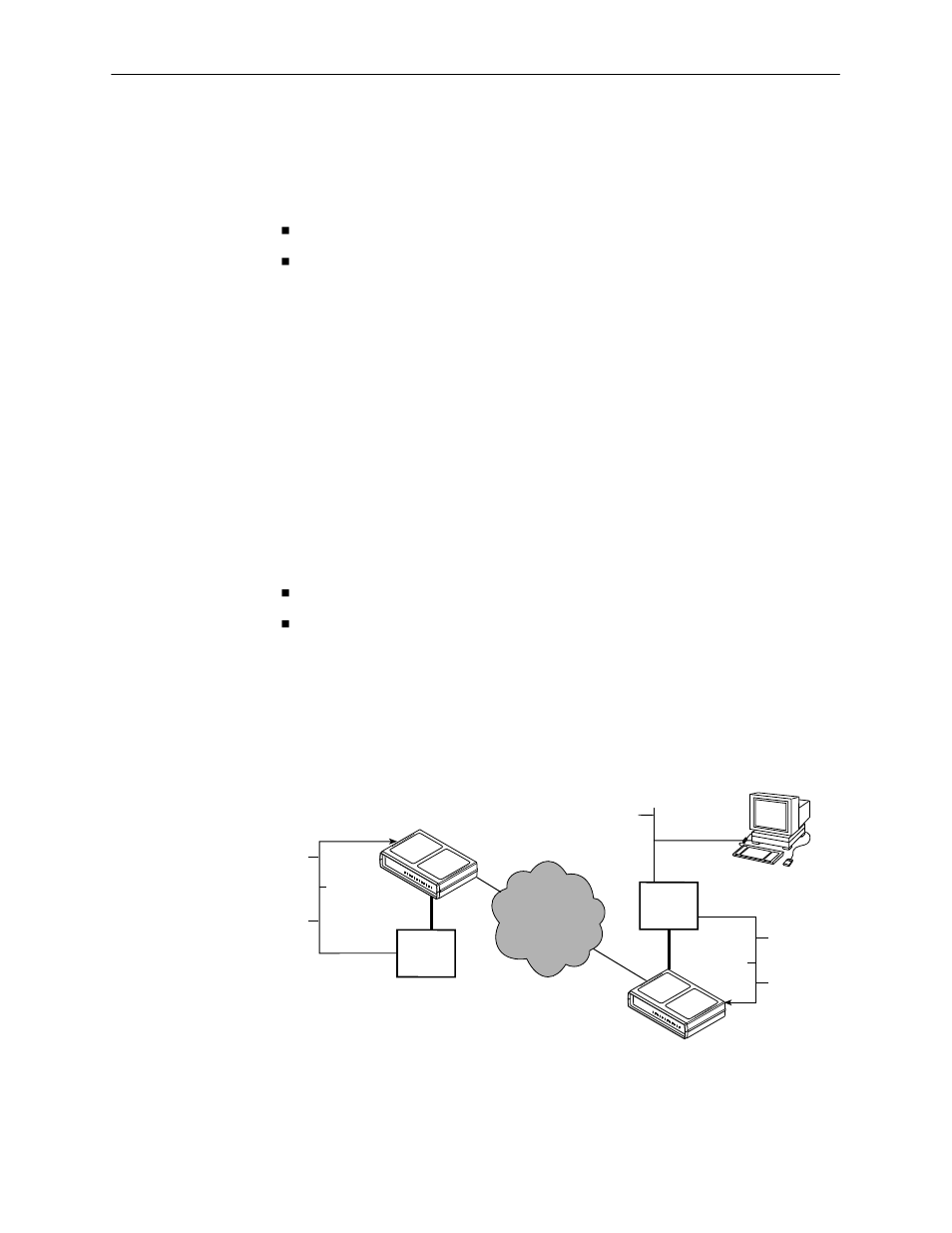 Ip addressing examples, Local addressing only (no fdl) | Paradyne 7112 User Manual | Page 38 / 156