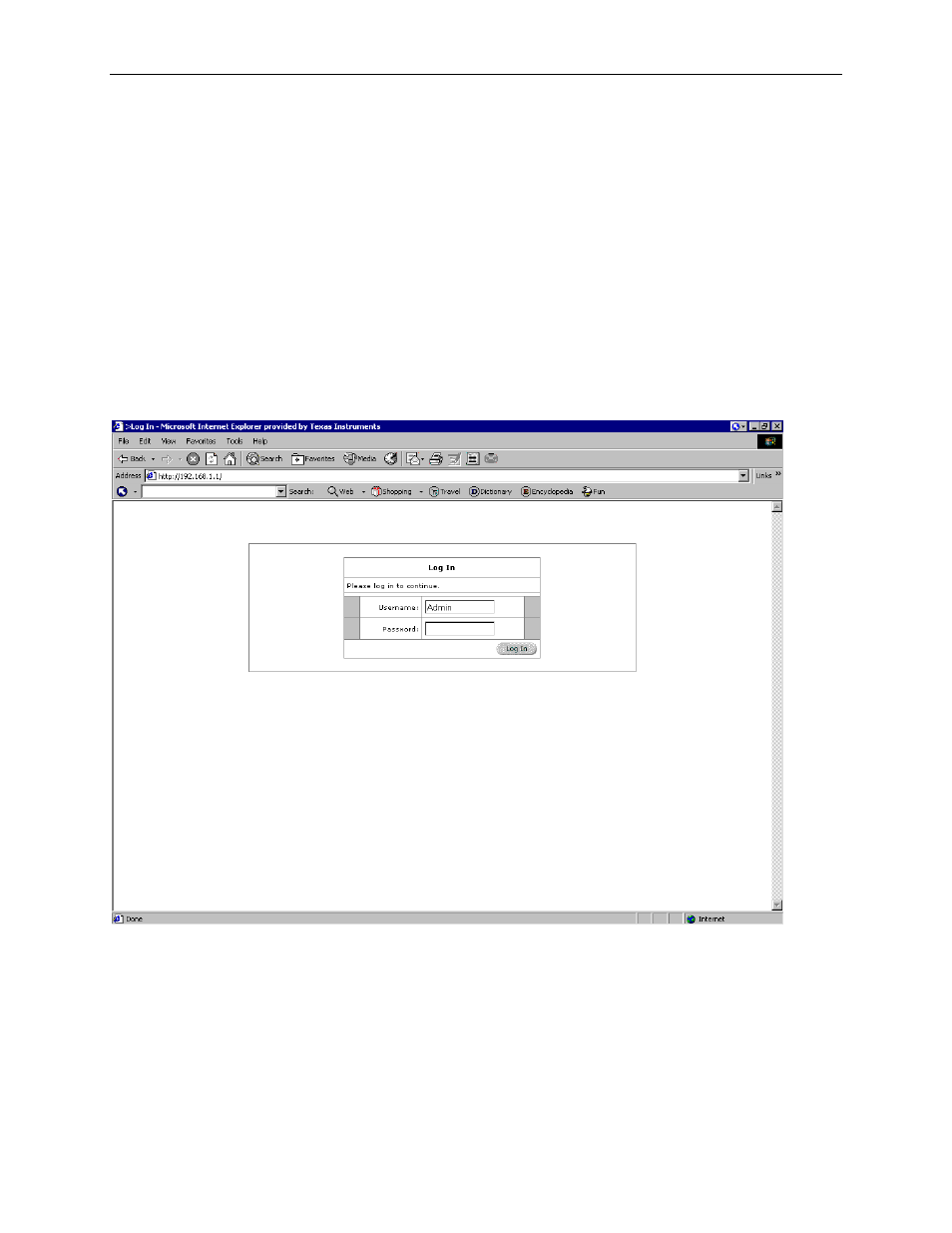 Configuring your router, Logging in to your router | Paradyne 6212-A2 User Manual | Page 19 / 45