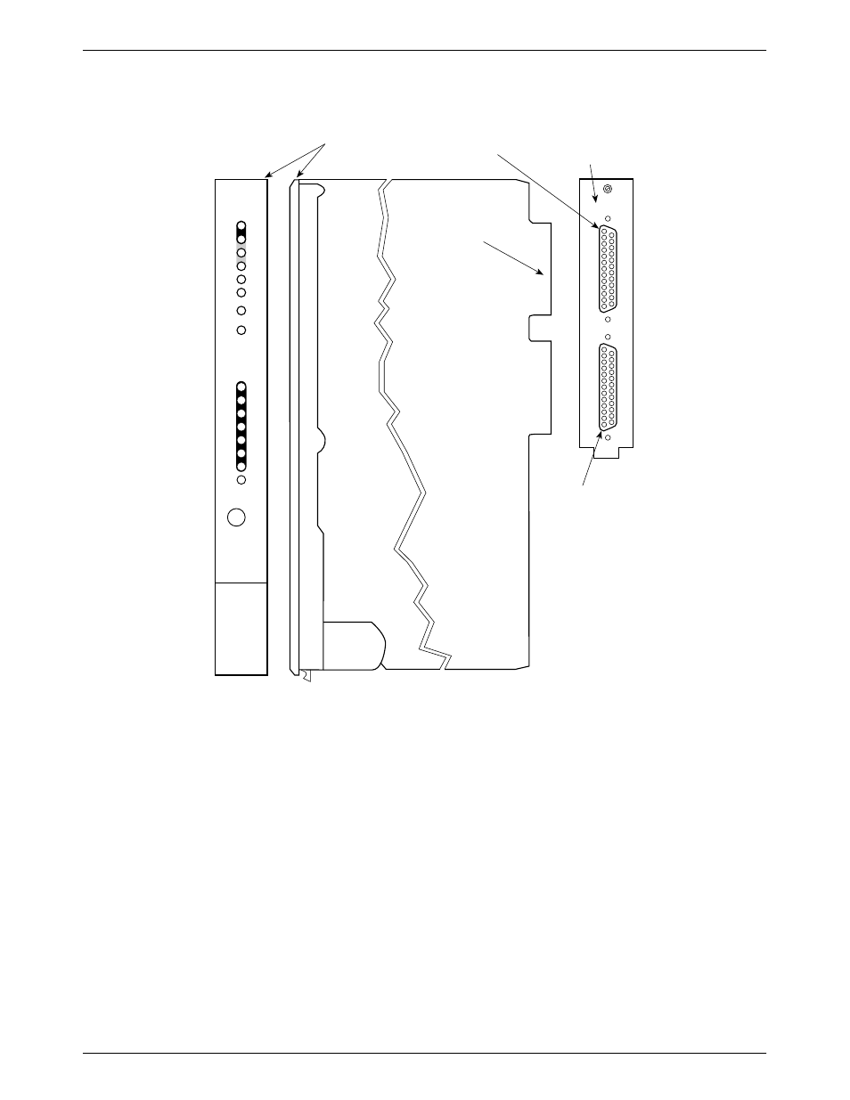 Rear connector plate | Paradyne COMSPHERE 3811PLUS User Manual | Page 5 / 12