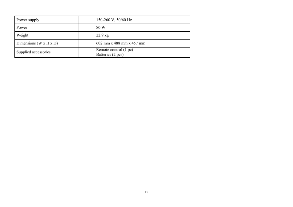 Hyundai H-TV2100PF User Manual | Page 15 / 30