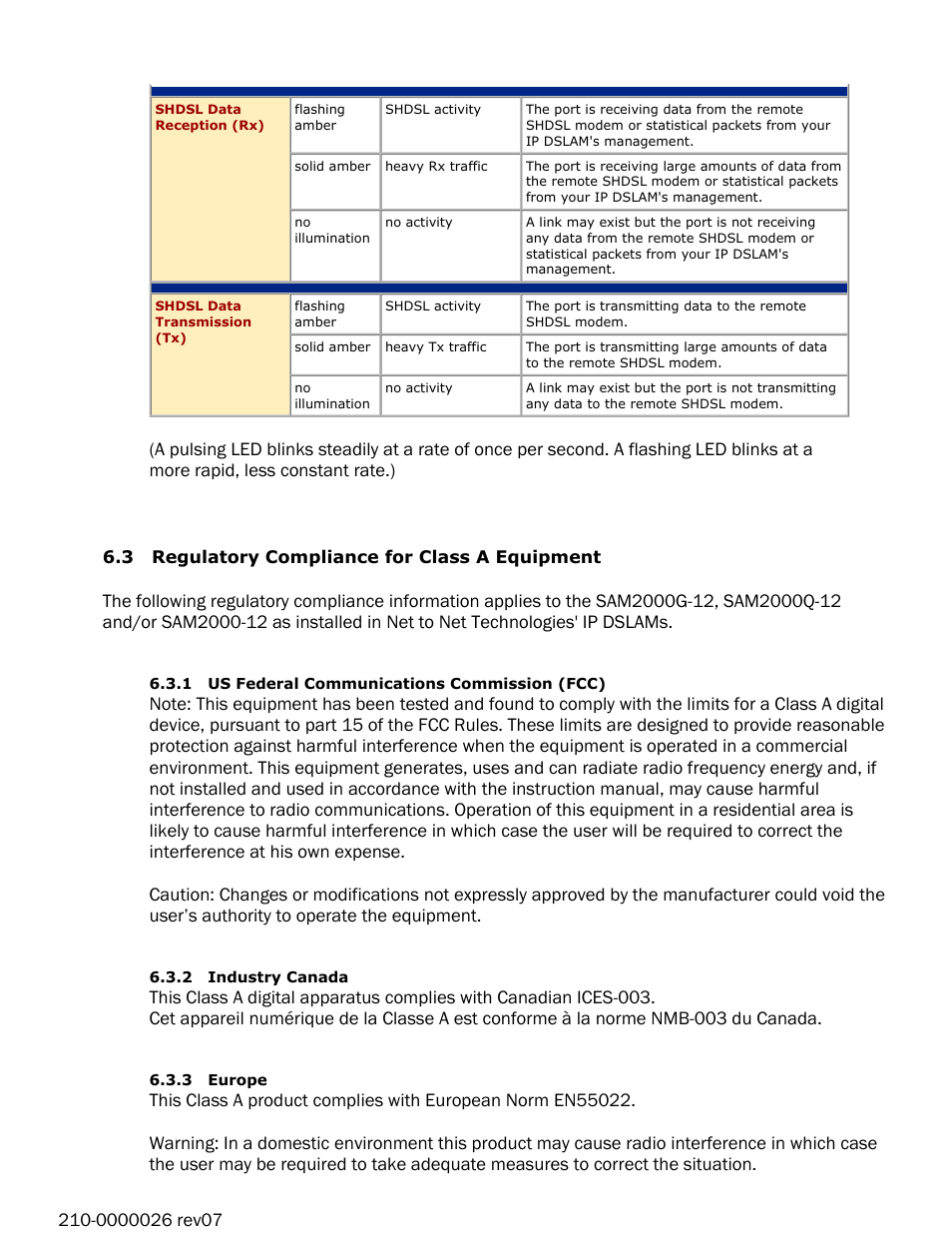 Paradyne 12-Port SHDSL Access Multiplexer SAM2000G-12 User Manual | Page 9 / 10