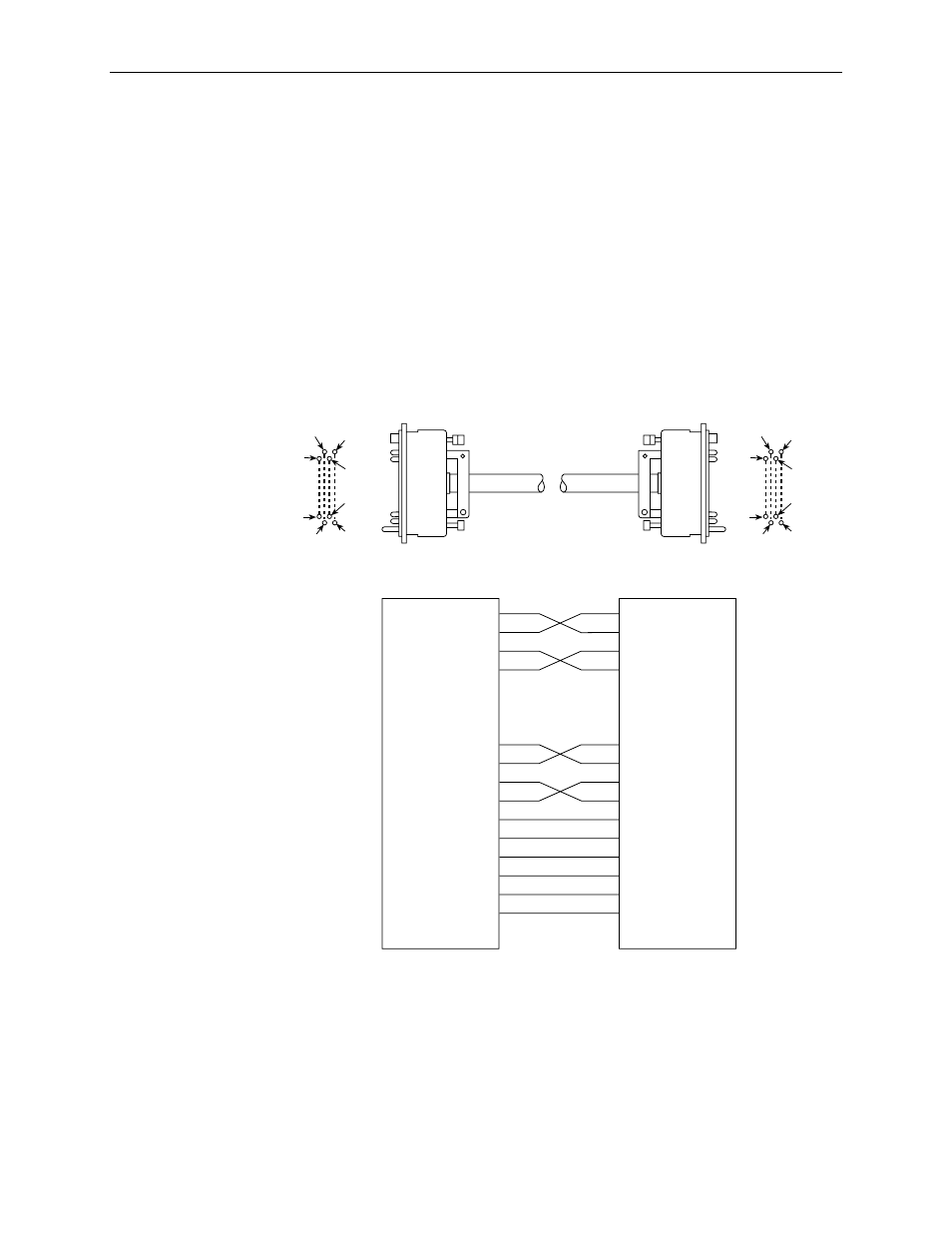Standard v.35 straight-through cable, Standard v.35 crossover cable, C-11 | Paradyne 9128-II User Manual | Page 367 / 400