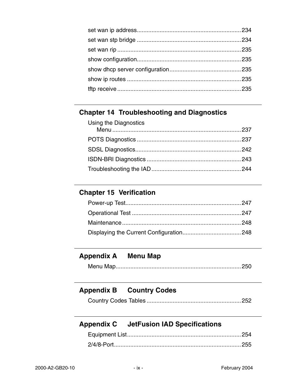 Paradyne JetFusion Integrated Access Device User Manual | Page 11 / 297