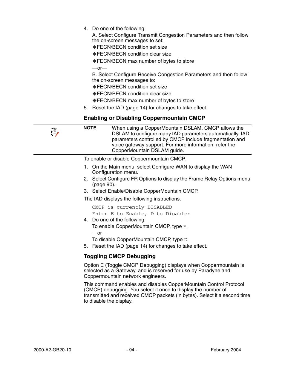 Paradyne JetFusion Integrated Access Device User Manual | Page 113 / 297