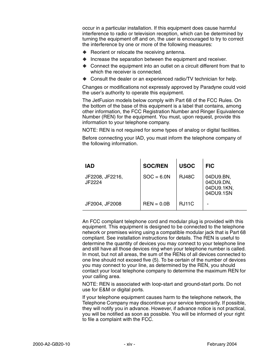 Paradyne JetFusion Integrated Access Device User Manual | Page 16 / 297