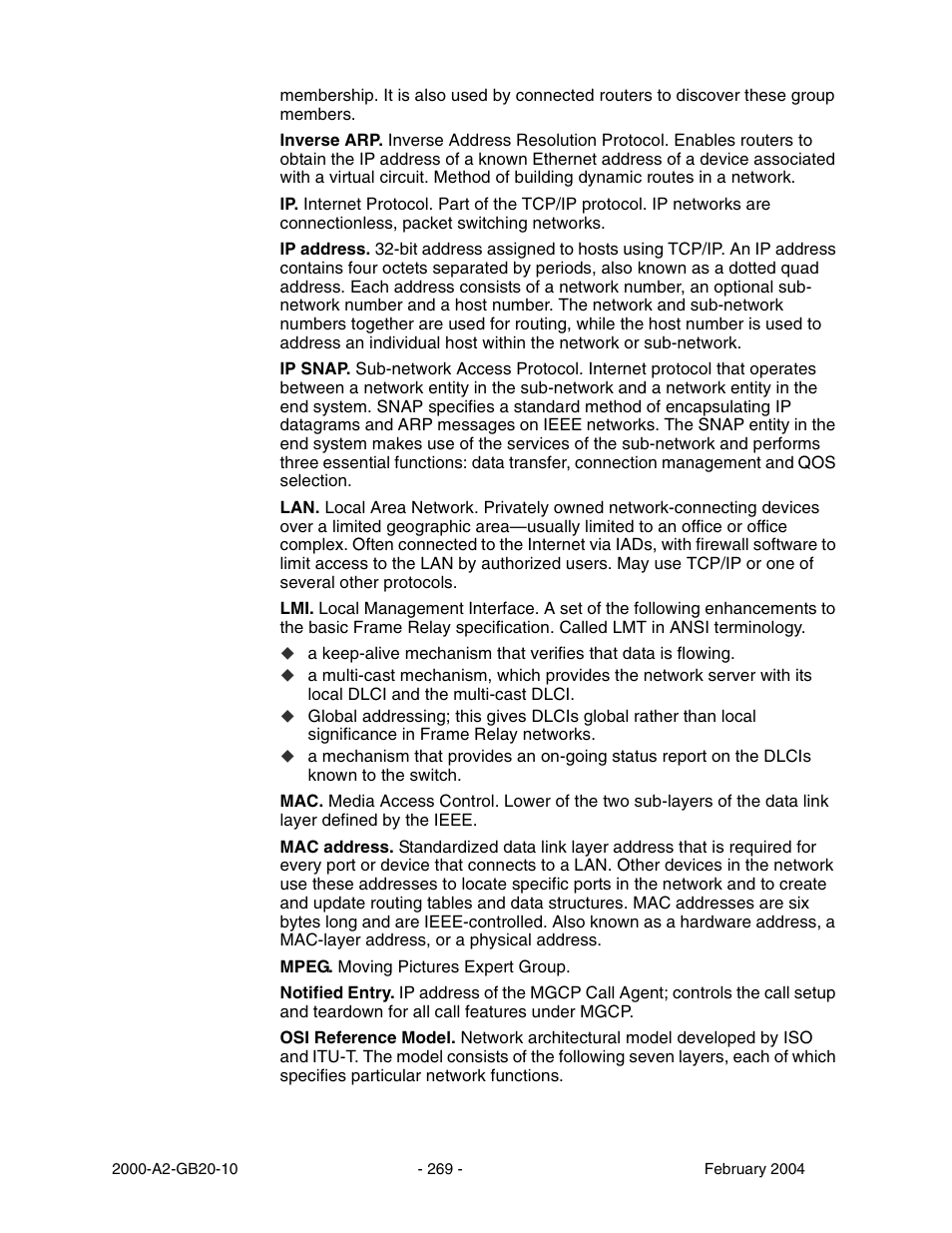 Paradyne JetFusion Integrated Access Device User Manual | Page 288 / 297