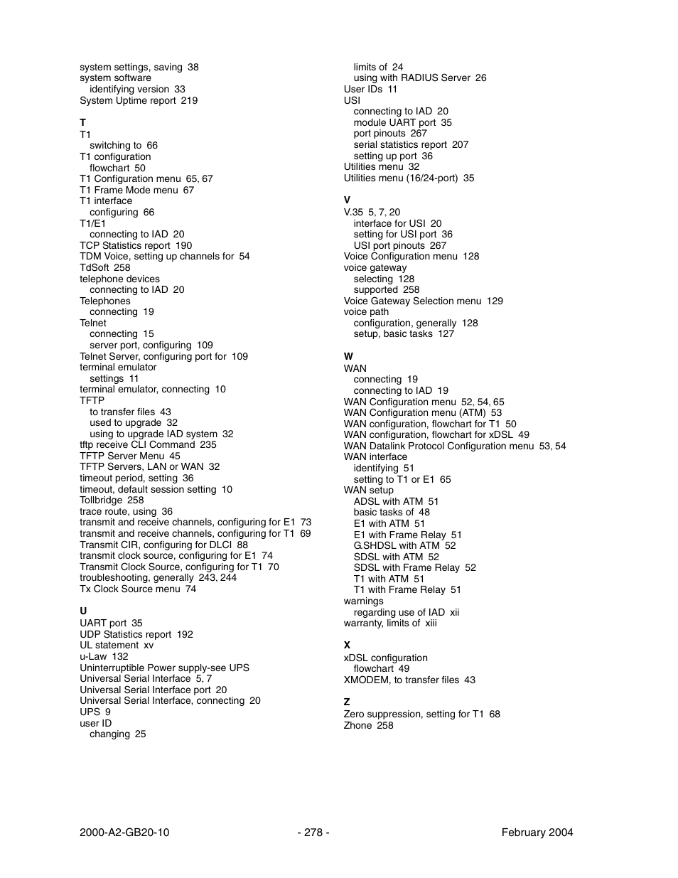 Paradyne JetFusion Integrated Access Device User Manual | Page 297 / 297