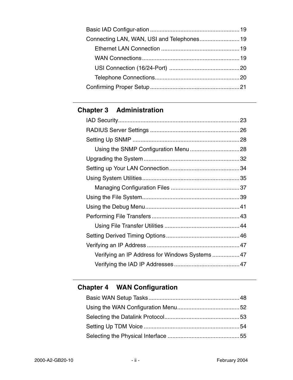 Paradyne JetFusion Integrated Access Device User Manual | Page 4 / 297