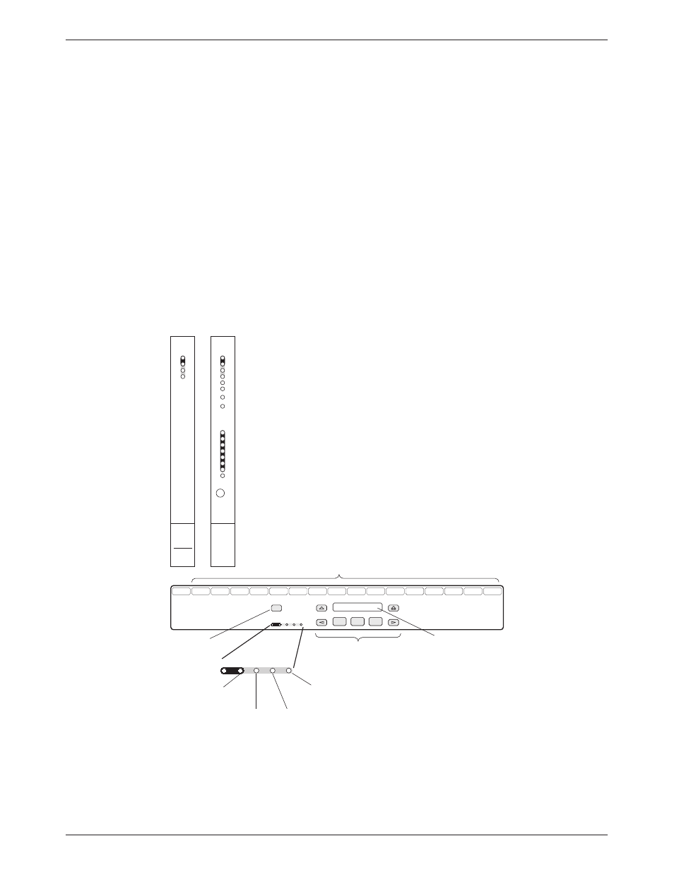 Status indicators, Select key status indicators carrier slots 1–16, Keypad lcd | Paradyne 3800PLUS User Manual | Page 28 / 217