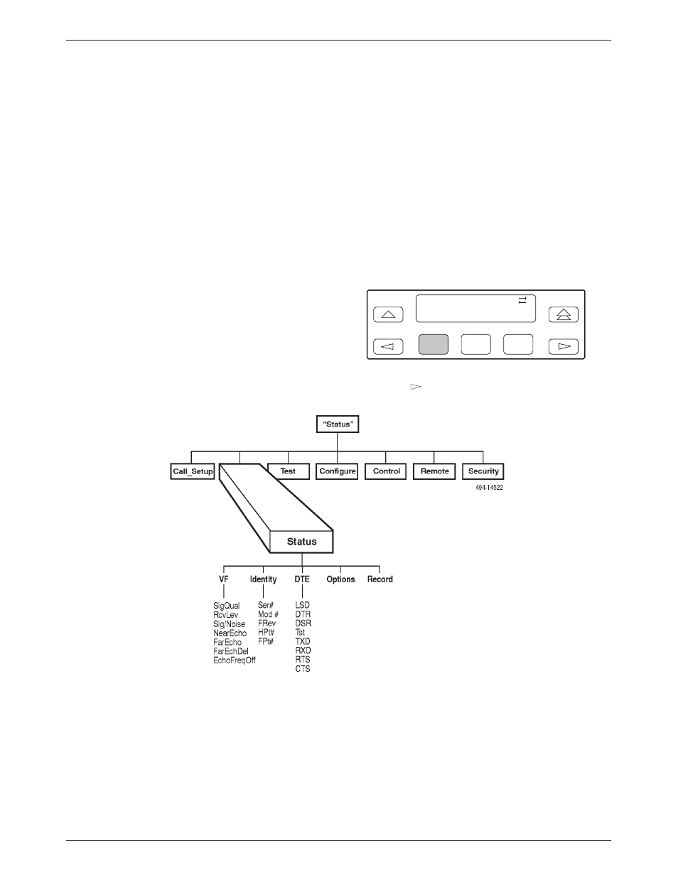 Status branch, Overview, Chapter 6 | Describes the status branch | Paradyne 3800PLUS User Manual | Page 47 / 217