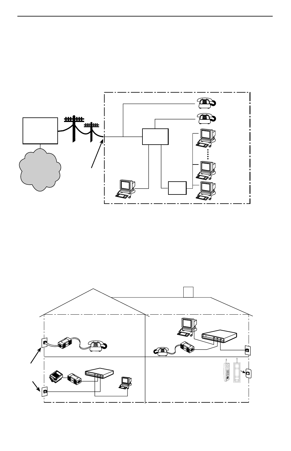 Hotwire mvl system, Mvl access with a hotwire mvl pots filter, Rj11 wall jack | Rj11 wall jack mvl modem customer premises (cp) | Paradyne 6310 MVLT User Manual | Page 2 / 20