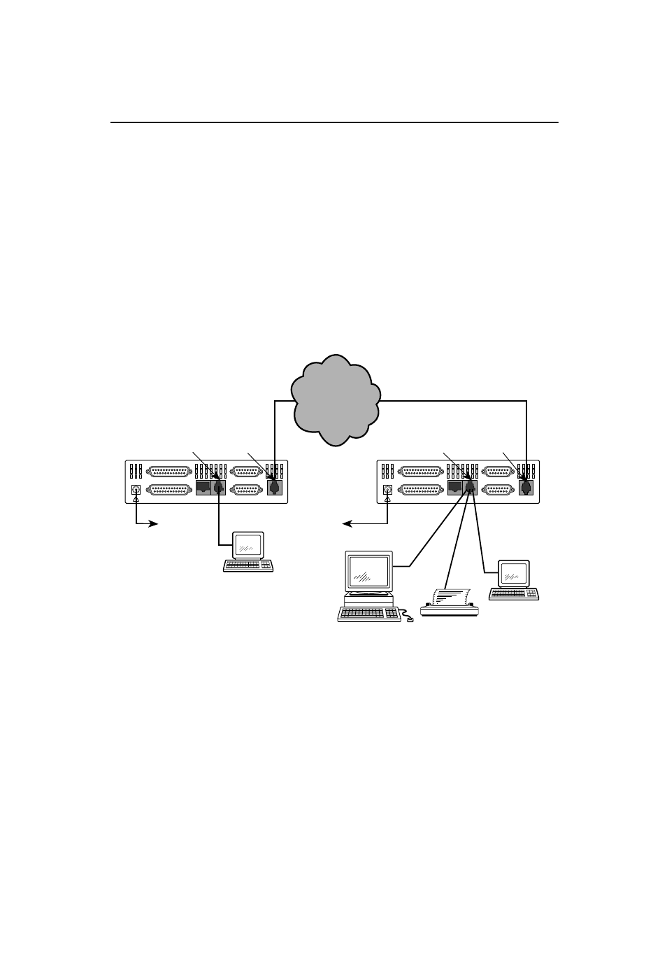 Quick start procedure, Network cabling examples, Power | Paradyne 3162 User Manual | Page 4 / 23