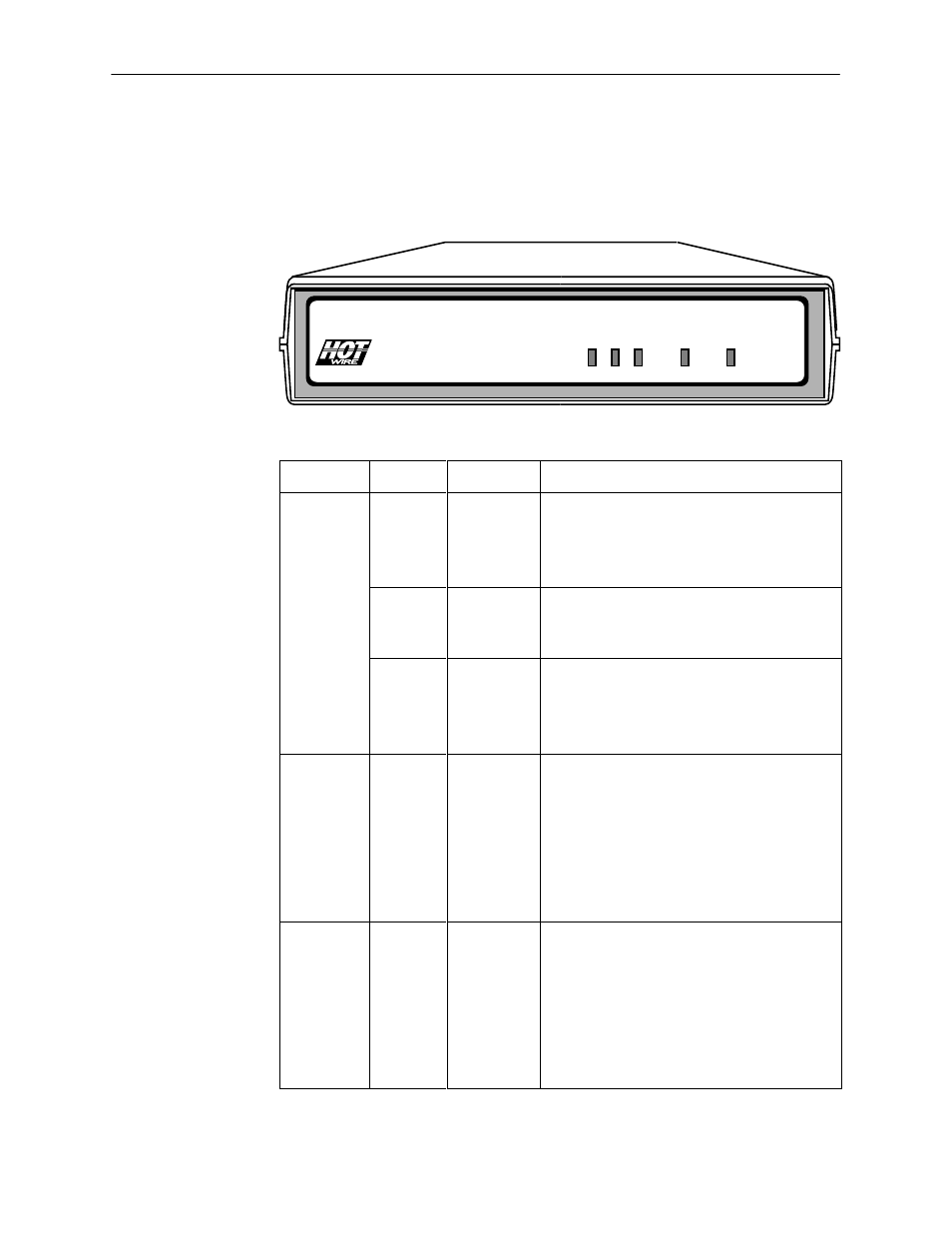 7984 standalone termination unit leds, 7984 standalone, Termination unit leds | Paradyne HOTWIREt 7984 User Manual | Page 55 / 122