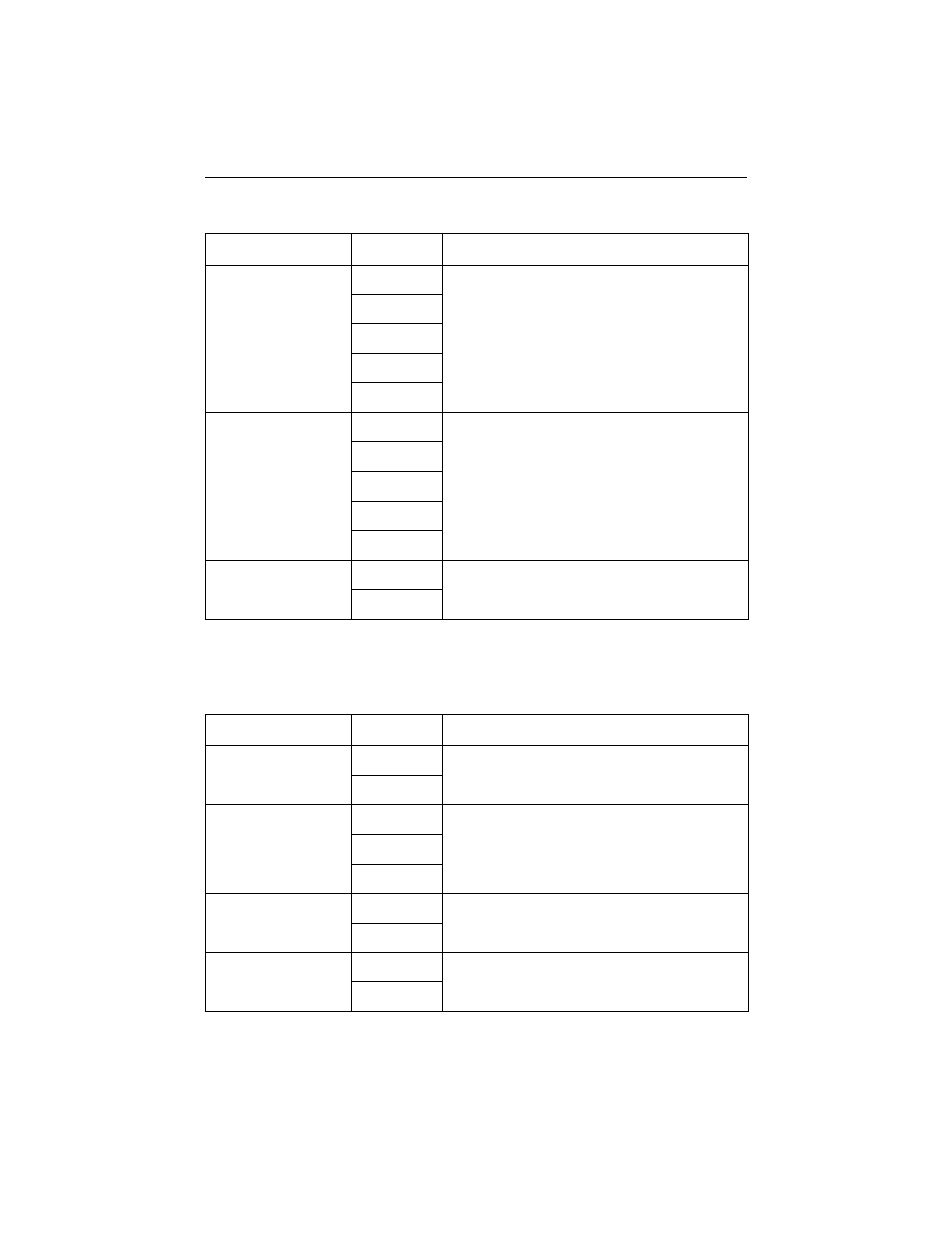 Table 6. general configuration options, Table 7. user configuration options (1 of 2) | Paradyne ACCULINK 3172 User Manual | Page 13 / 20