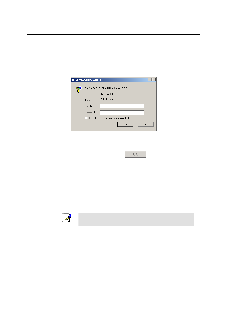 Logging in to your router | Paradyne 6211-I1 User Manual | Page 20 / 47