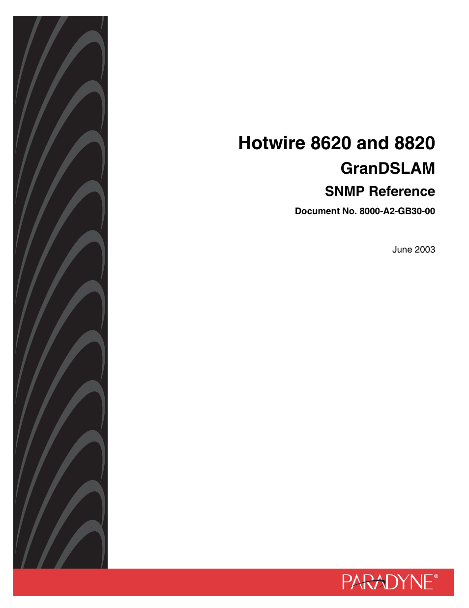 Paradyne Hotwire 8620 User Manual | 108 pages