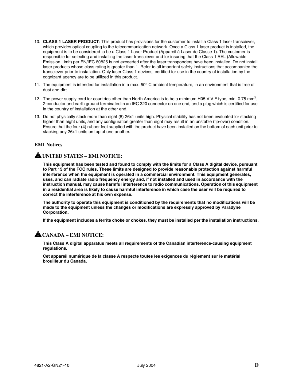 Paradyne BitStorm 4800 Express User Manual | Page 5 / 52