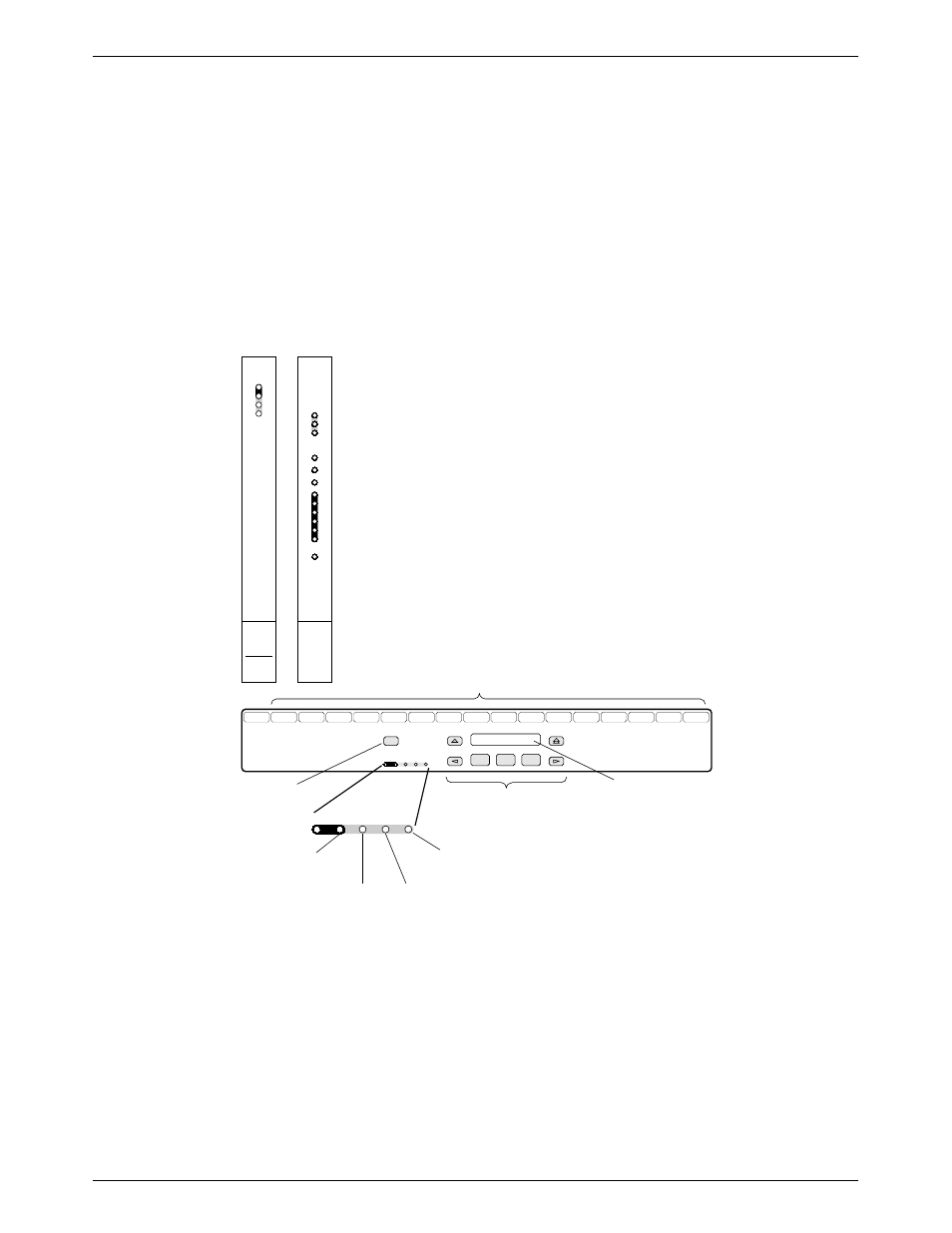 Status indicators, Select key status indicators carrier slots 1–16, Keypad lcd | Paradyne 3821PLUS User Manual | Page 14 / 162