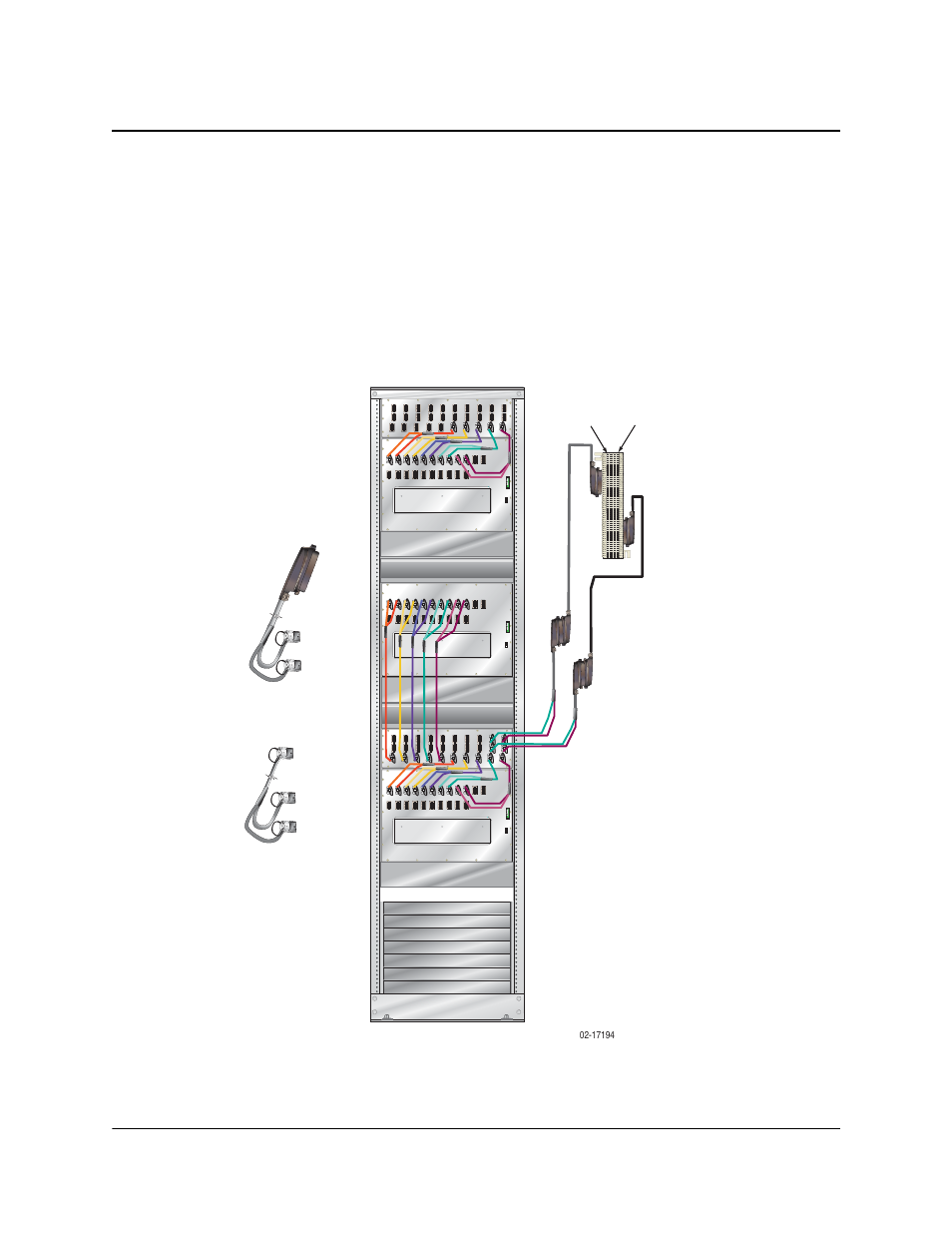 10306 modem card cabling | Paradyne BitStorm IP DSLAM 1900 User Manual | Page 132 / 160