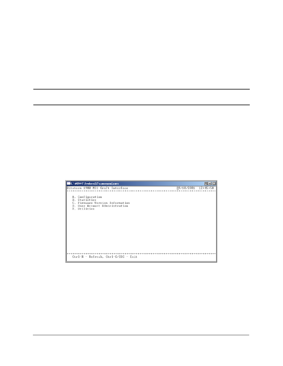 Appendix c. craft interface screens, Main menu | Paradyne BitStorm IP DSLAM 1900 User Manual | Page 149 / 160