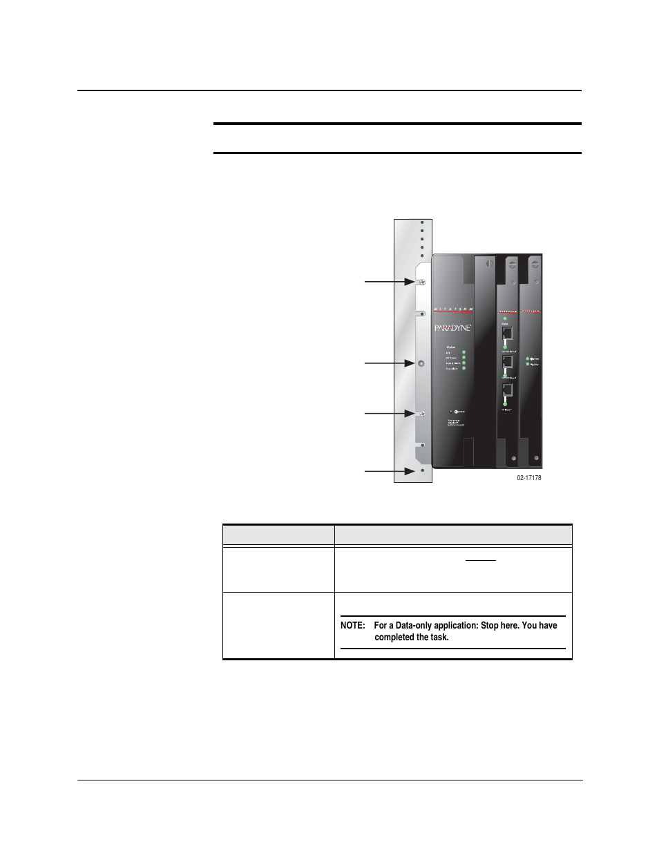 Step procedure (continued) | Paradyne BitStorm IP DSLAM 1900 User Manual | Page 61 / 160