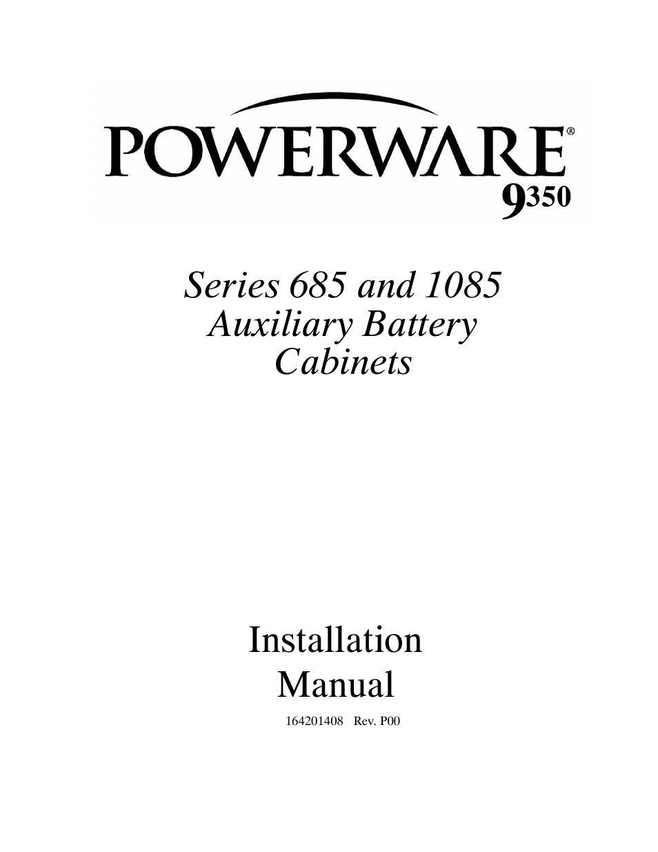 Powerware 685 User Manual | 54 pages