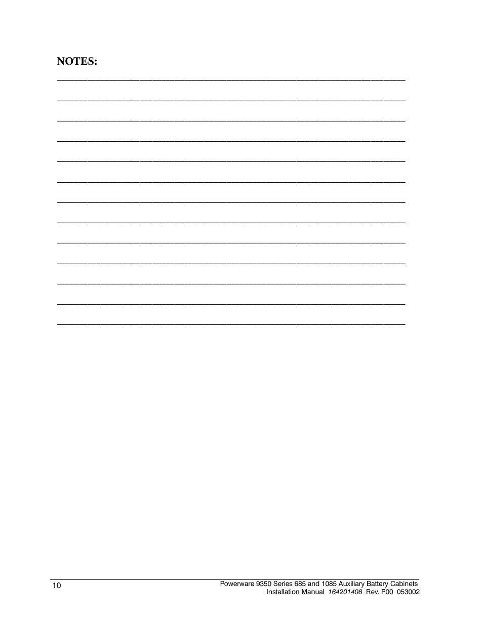 Powerware 685 User Manual | Page 16 / 54