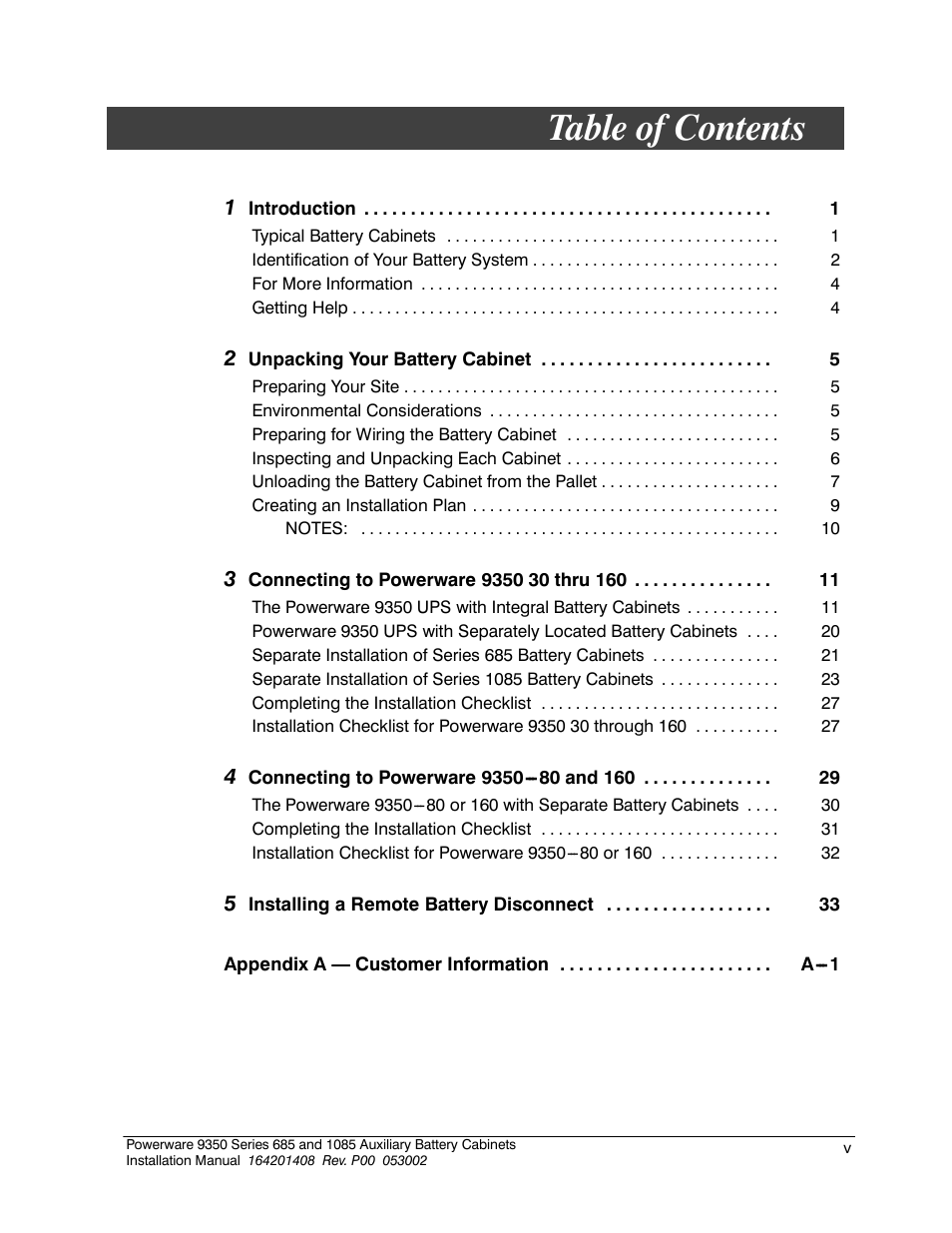 Powerware 685 User Manual | Page 5 / 54