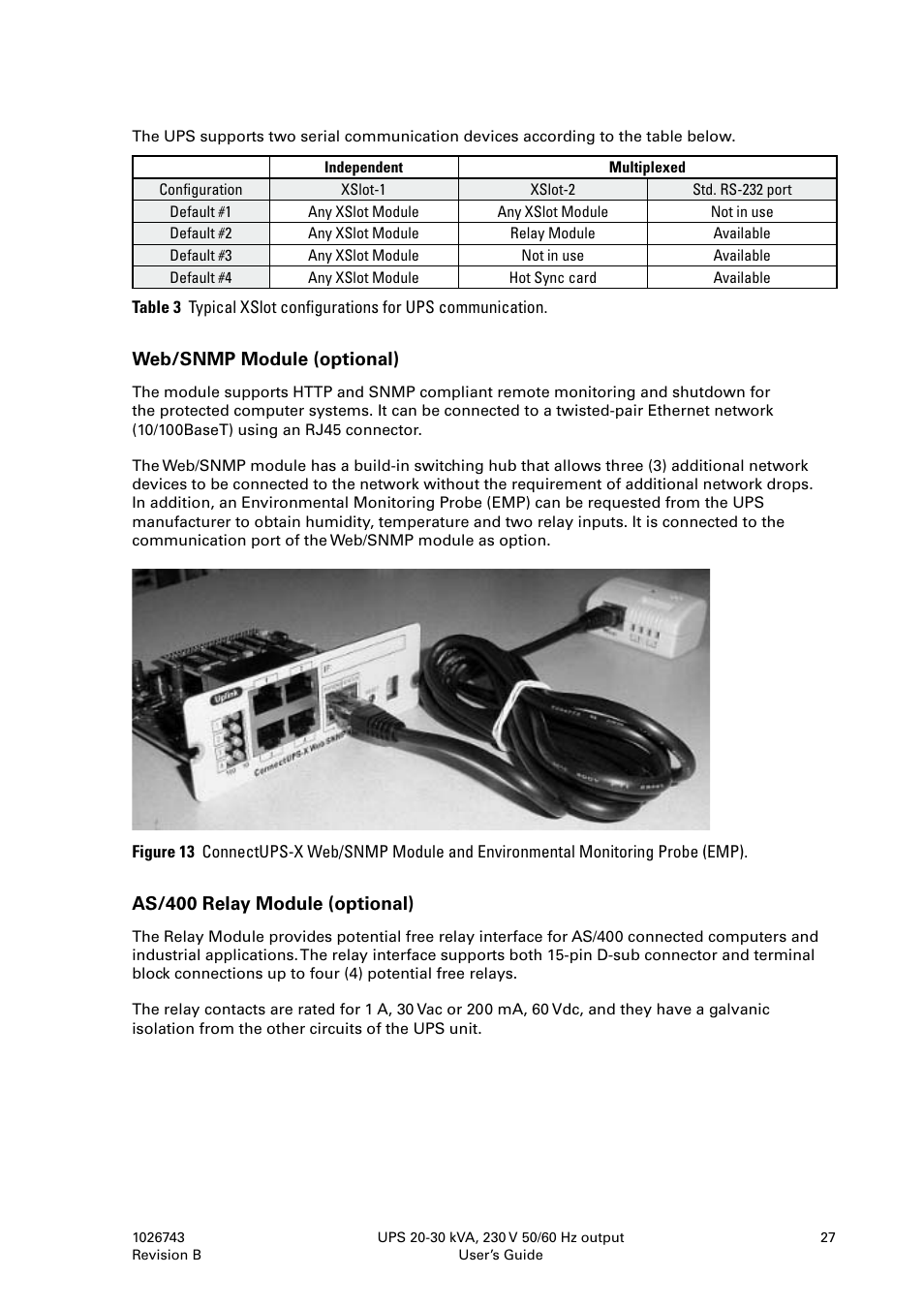 Powerware 9155 UPS20-30kVA User Manual | Page 27 / 52